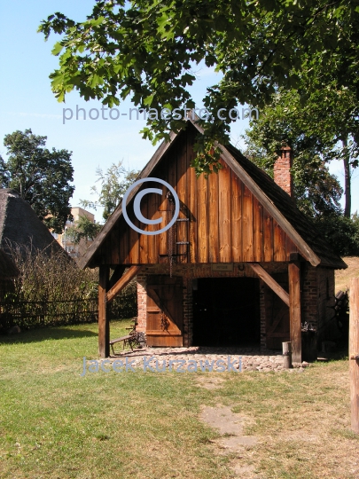 etnography,Poland,building,construction,timber,horshoes workshop