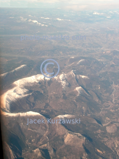 France,Alpes,winter,mountains snow-covered Alpes,aerial image,Provence,Castillon Lake