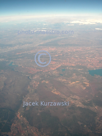 France,Alpes,winter,mountains snow-covered Alpes,aerial image,Provence,lake of Sainte Croix,lake