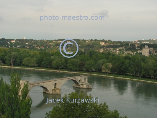 France-Avignon-Rhone-panormaical view,history,monuments,bridge,Pont Saint-Bénézet