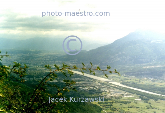 France,Isere,Isere river,mountains,Alpes,panoramical view,nature