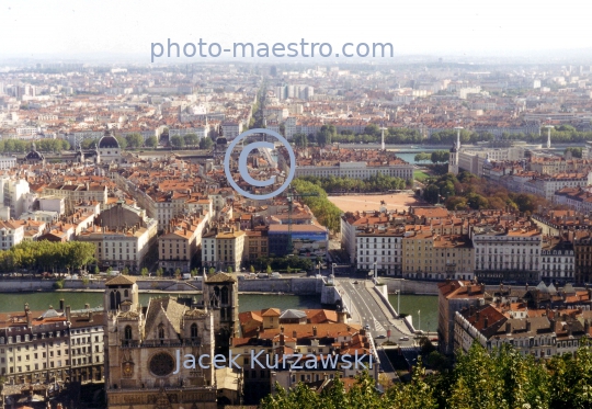 France,Lyon,Rhone,history,architecture,monouments,panoramical view