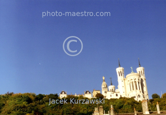 France,Lyon,Rhone,history,architecture,monouments,panoramical view,Basilique Fourviere