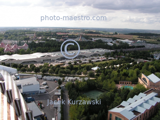 France-Marne La Valee-Disnayland Paris,panoramical view,aerophotography