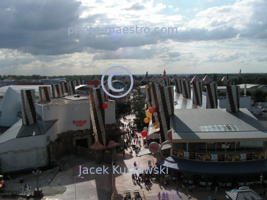 France-Marne La Valee-Disnayland Paris,panoramical view,aerophotography