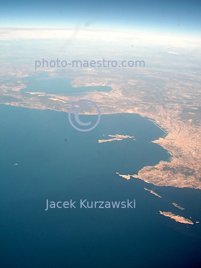 France,Marseille,Gulf of Lion,Alpes,winter,mountains snow-covered Alpes,aerial image,Provence