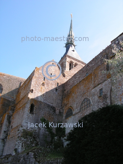 France-Normandy-Le Mont Saint Michael-architecture