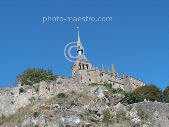 France-Normandy-Le Mont Saint Michael-architecture