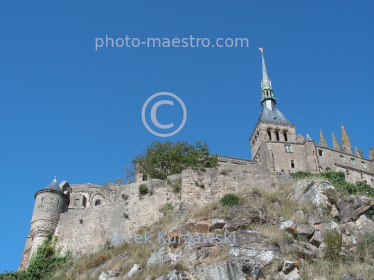 France-Normandy-Le Mont Saint Michael-architecture