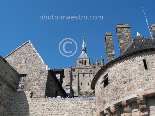 France-Normandy-Le Mont Saint Michael-architecture