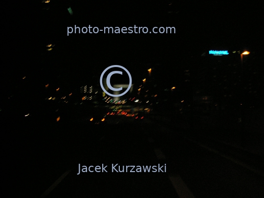 France-Paris-capital city of France-architecture-panoramical view-night-trafic