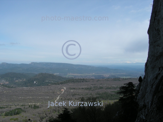 France-Provence-Saint Marie de la Baume-panoramical view