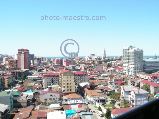 Georgia,Batumi,city center,architecture,buildings ,architecture,panoramical view,Black Sea,aerial image,mountains