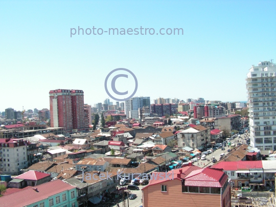 Georgia,Batumi,city center,architecture,buildings ,architecture,panoramical view,Black Sea,aerial image,mountains