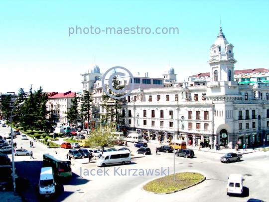 Georgia,Batumi,city center,architecture,buildings ,architecture,panoramical view,Black Sea,aerial image,mountains