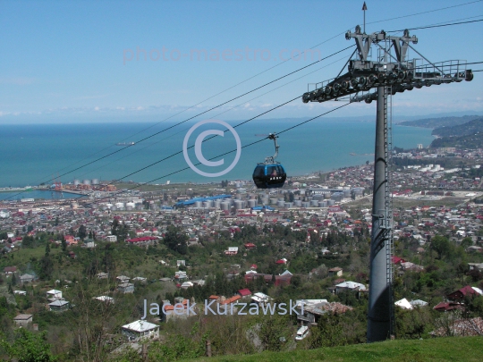 Georgia,Batumi,city center,architecture,buildings ,architecture,panoramical view,Black Sea,aerial image,mountains,fenicular