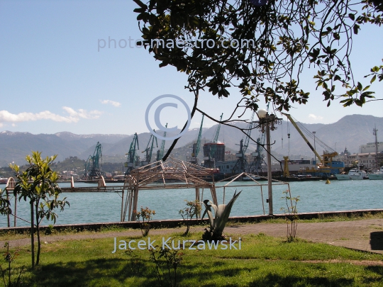 Georgia,Batumi,city center,architecture,buildings ,architecture,panoramical view,boulvard,harbour,port,Black Sea