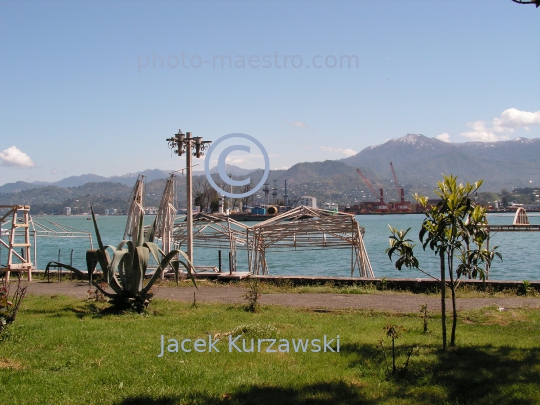 Georgia,Batumi,city center,architecture,buildings ,architecture,panoramical view,boulvard,harbour,port,Black Sea