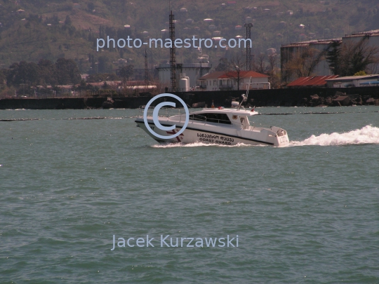 Georgia,Batumi,city center,architecture,buildings ,architecture,panoramical view,boulvard,harbour,port,Black Sea,coast guard,motor boat