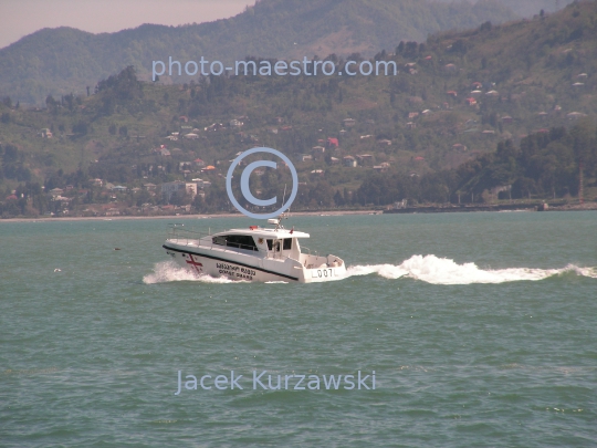 Georgia,Batumi,city center,architecture,buildings ,architecture,panoramical view,boulvard,harbour,port,Black Sea,coast guard,motor boat