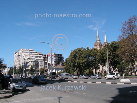 Georgia,Batumi,city center,architecture,buildings,rainy weather,architecture,panoramical view