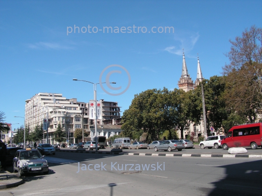 Georgia,Batumi,city center,architecture,buildings,rainy weather,architecture,panoramical view