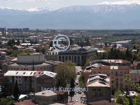 Georgia,Kutaisi,Imeretia Region,architecture,history,culture,comuniaction,city center,panoramical view,mountains,roofs,traditional houses