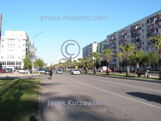 Georgia,Kutaisi,Imeretia Region,architecture,roads,comuniaction,city center,palms