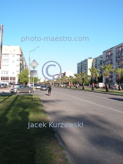 Georgia,Kutaisi,Imeretia Region,architecture,roads,comuniaction,city center,palms