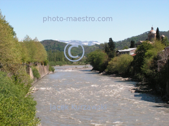 Georgia,Kutaisi,Imeretia Region,architecture,roads,comuniaction,city center,Rioni river,traditional houses,mountains