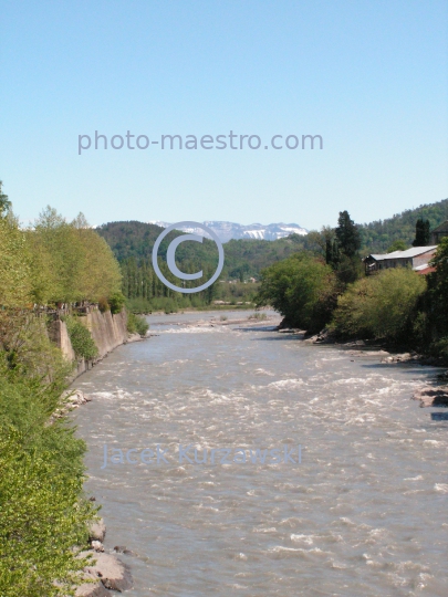 Georgia,Kutaisi,Imeretia Region,architecture,roads,comuniaction,city center,Rioni river,traditional houses,mountains