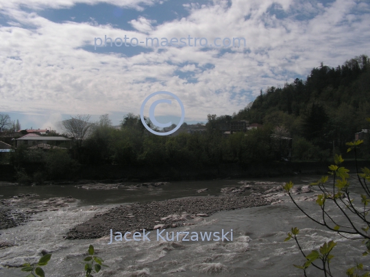 Georgia,Kutaisi,Imeretia Region,architecture,roads,comuniaction,city center,Rioni river,traditional houses,mountains