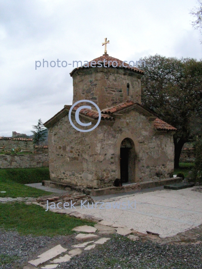 Georgia,Mccheta,Mccheta-Mtianetia Region,architecture,monouments,buildings,panoramical view,panoramical image,details,chapel,Cmentary