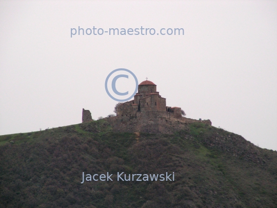 Georgia,Mccheta,Mccheta-Mtianetia Region,architecture,monouments,buildings,panoramical view,panoramical image,details,Jvari Monastery