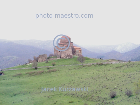 Georgia,Mccheta,Mccheta-Mtianetia Region,architecture,monouments,buildings,panoramical view,panoramical image,Jvari Monastery,history