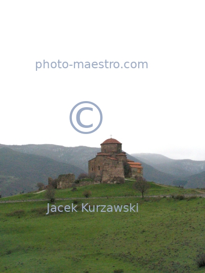 Georgia,Mccheta,Mccheta-Mtianetia Region,architecture,monouments,buildings,panoramical view,panoramical image,Jvari Monastery,history