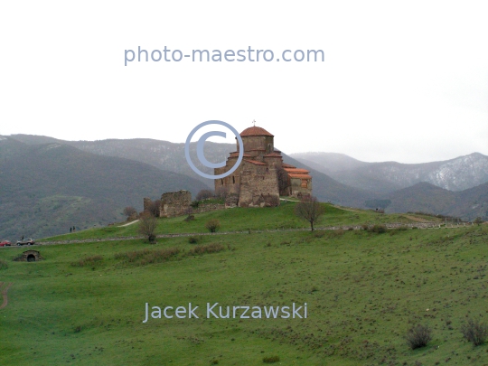 Georgia,Mccheta,Mccheta-Mtianetia Region,architecture,monouments,buildings,panoramical view,panoramical image,Jvari Monastery,history