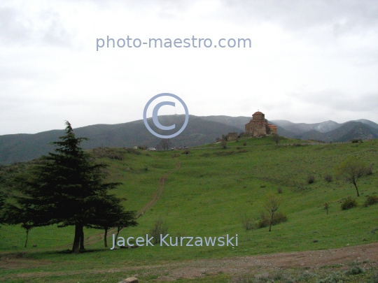 Georgia,Mccheta,Mccheta-Mtianetia Region,architecture,monouments,buildings,panoramical view,panoramical image,Jvari Monastery,history