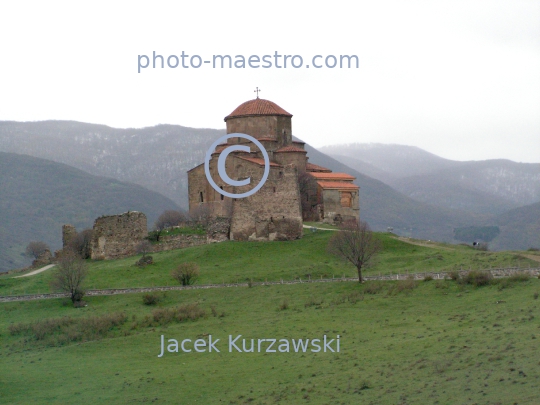 Georgia,Mccheta,Mccheta-Mtianetia Region,architecture,monouments,buildings,panoramical view,panoramical image,Jvari Monastery,history