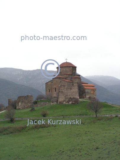 Georgia,Mccheta,Mccheta-Mtianetia Region,architecture,monouments,buildings,panoramical view,panoramical image,Jvari Monastery,history