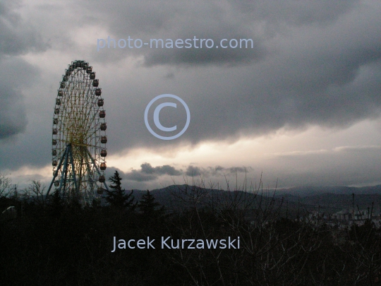 Georgia,Tbilisi,capital of Georgia,City Center,buildings,history,panoramical view,amusment park,Mtatsminda Park pf amusement,Giant wheel