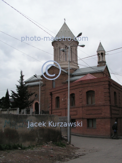 Georgia,Tbilisi,Old Town,Armenian Cathedral,buildings,history