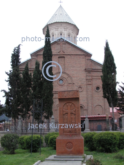 Georgia,Tbilisi,Old Town,Armenian Cathedral,buildings,history