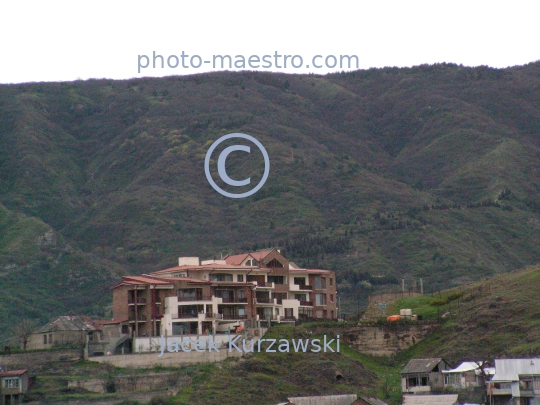 Georgia,Tibilisi,capital city of Georgia,city center,architecture,buildings,Old Town,panoramical image,traditional buildings,construction