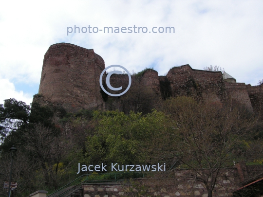 Georgia,Tibilisi,capital city of Georgia,city center,Old Town,architecture,buildings,traditional buildings,Kura,river,Narkala Fortress
