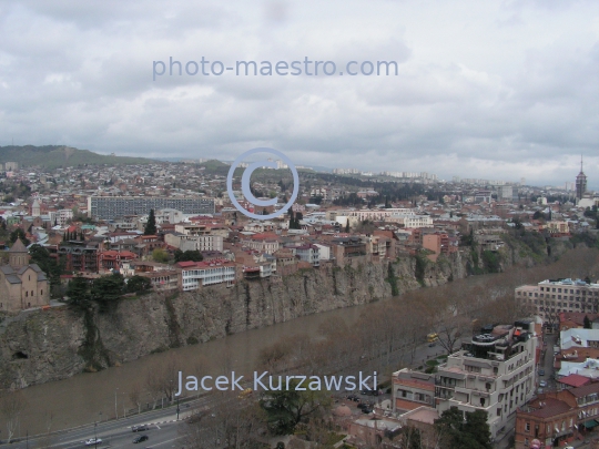 Georgia,Tibilisi,city center,Old Town,architecture,buildings,traditional buildings,history,panoramical view,Fortress