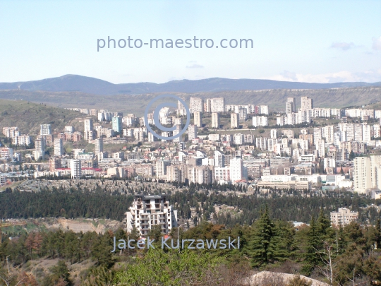 Georgia,Tibilisi,modern architecture,buildings,hills,panoramical view