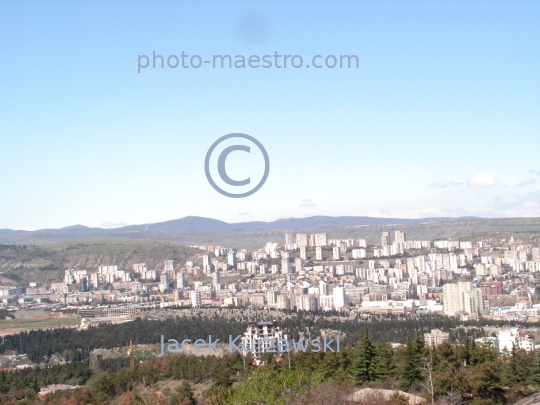 Georgia,Tibilisi,modern architecture,buildings,hills,panoramical view