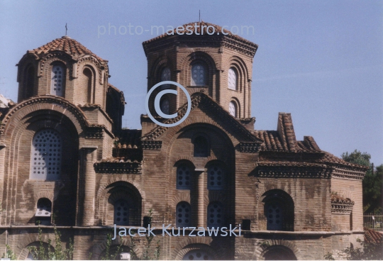 Greece,Thessaloniki,Makedonia,Orthodox temple,medieval architecture,history