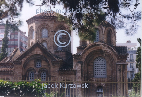 Greece,Thessaloniki,Makedonia,Orthodox temple,medieval architecture,history